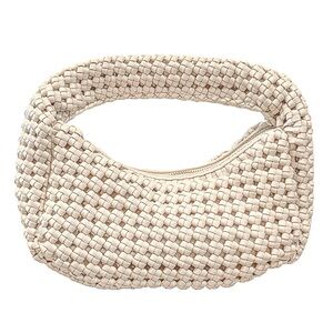 Antik Kraft Leather Weaved Bag/Purse